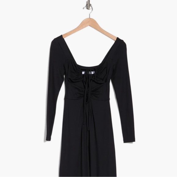 S usana Monaco cross cross long sleeve jumpsuit with front ties. Worn once. - Picture 3 of 3